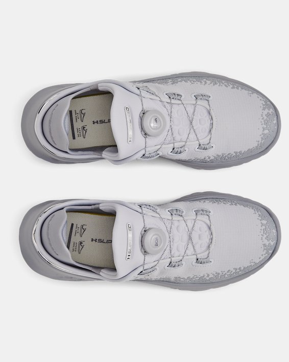 Unisex UA SlipSpeed™ Mega Running Shoes, Gray, pdpMainDesktop image number 2